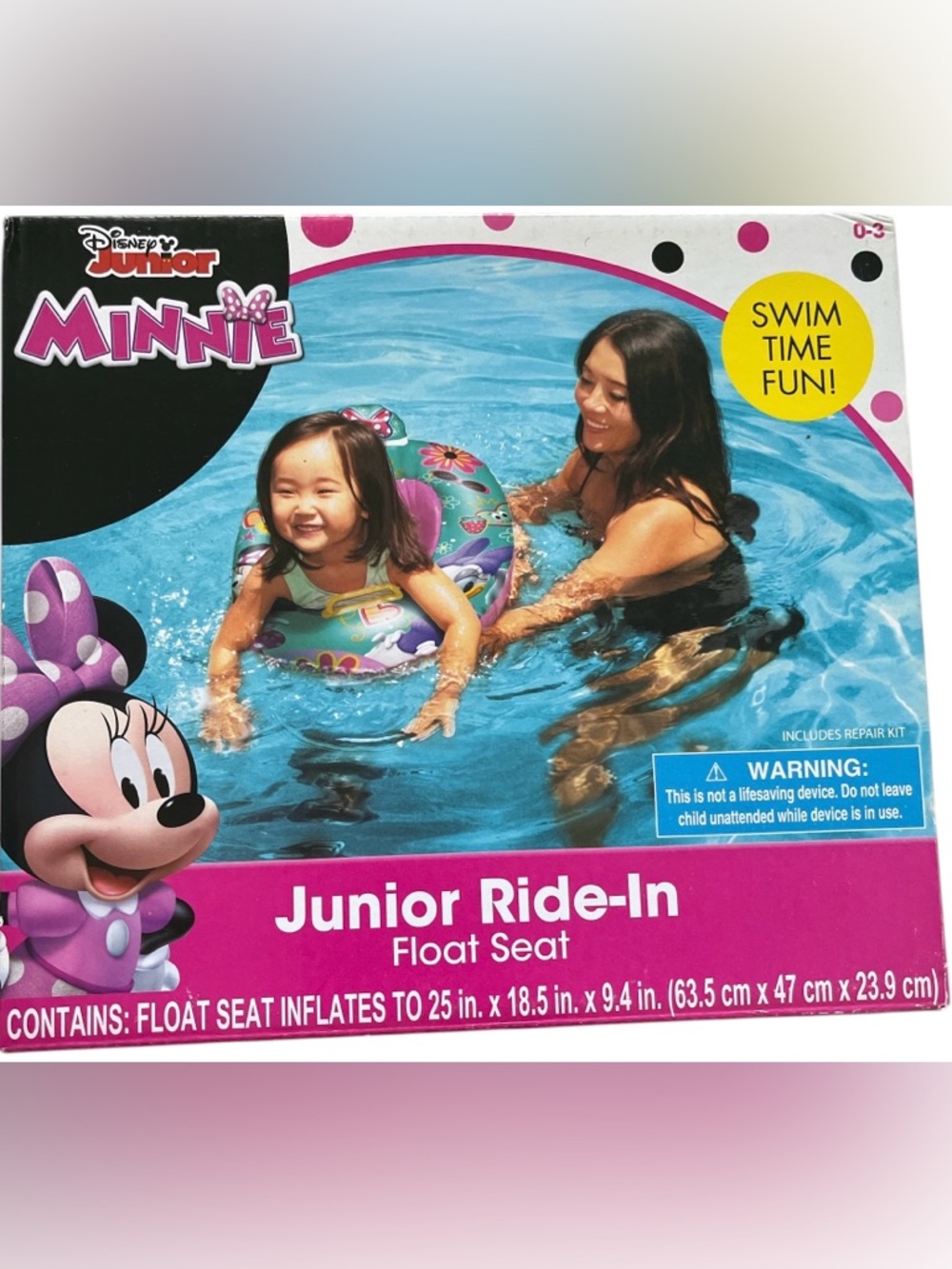 Disney Junior Kids Minnie Ride-in Float Seat